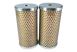 Carbon Steel Yellow Paper Oil Filter 17*70*140
